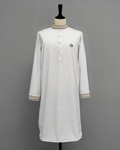 Horsemen Panjabi-Wrinkle free cotton Punjabi White image 0