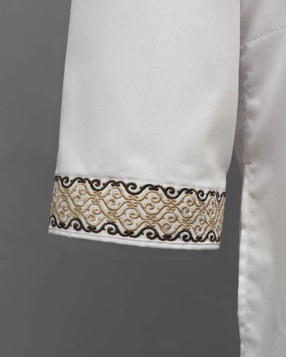 Horsemen Panjabi-Wrinkle free cotton Punjabi White image 3